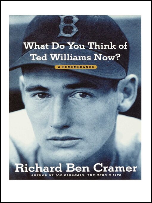 Cover image for What Do You Think of Ted Williams Now?